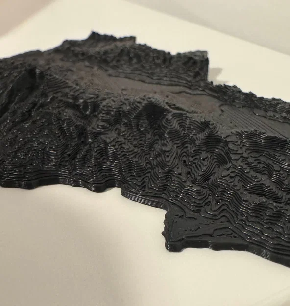 Mô hình bản đồ địa hình Lebanon (Topographic map) in 3D chi tiết - Image 2