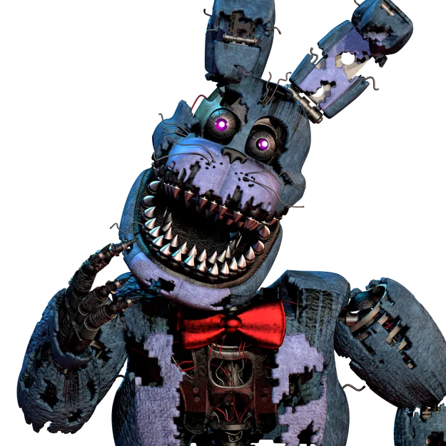 Mô hình Nightmare Bonnie phong cách LEGO tự lắp ráp cực chất - Image 1