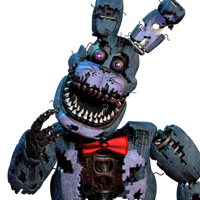 Mô hình Nightmare Bonnie phong cách LEGO tự lắp ráp cực chất