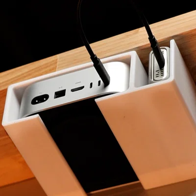 Giá treo M4 Mac mini dưới bàn