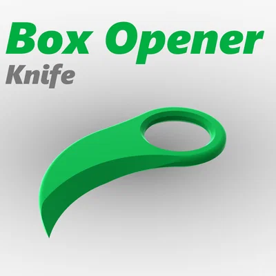 Dụng cụ mở hộp carton (Box Opener) tiện lợi dễ in 3D