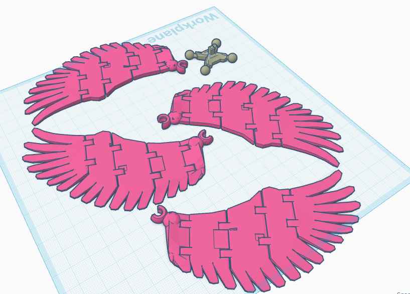 Phụ kiện đôi cánh cho mô hình Dummy 13 ấn tượng - Image 1