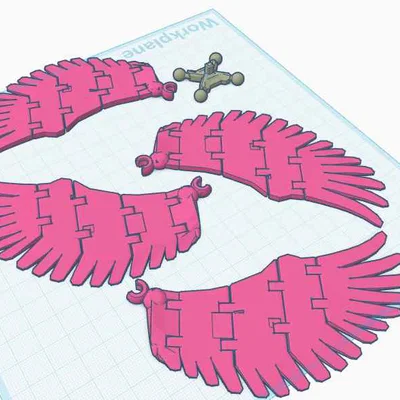 Phụ kiện đôi cánh cho mô hình Dummy 13 ấn tượng