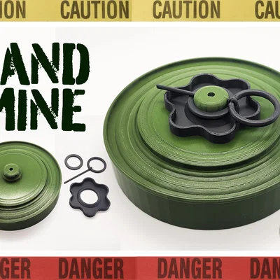 Mô hình mìn chống tăng TM-46 (Land Mine Replica) trang trí để bàn