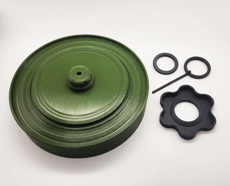 Mô hình mìn chống tăng TM-46 (Land Mine Replica) trang trí để bàn - Image 3