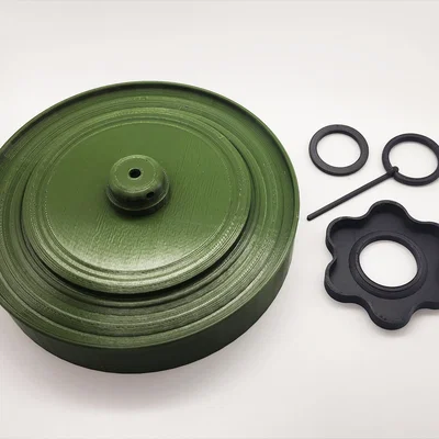 Mô hình mìn chống tăng TM-46 (Land Mine Replica) trang trí để bàn
