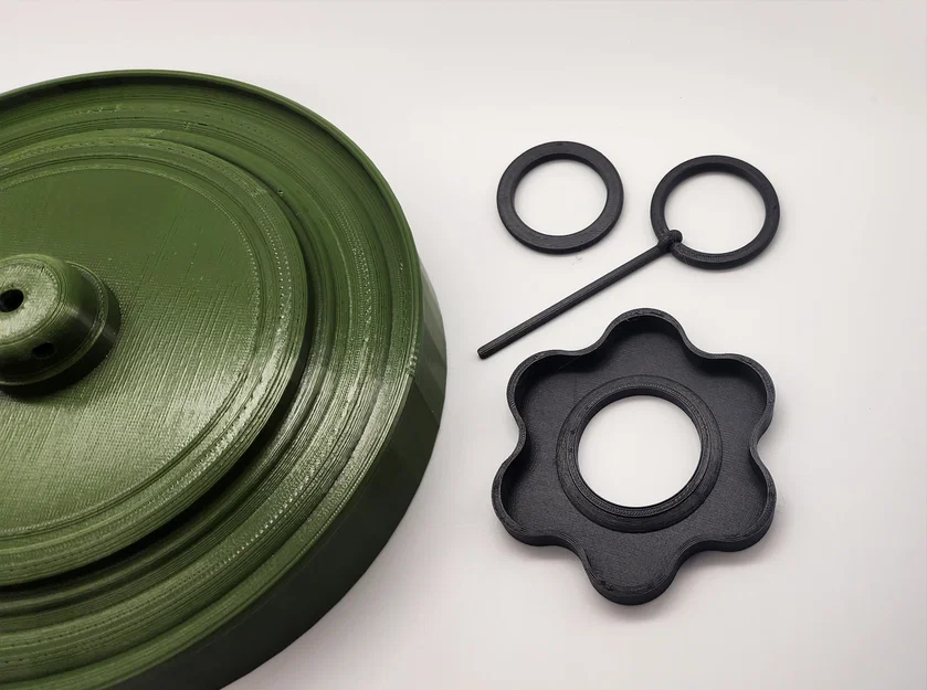 Mô hình mìn chống tăng TM-46 (Land Mine Replica) trang trí để bàn - Image 6