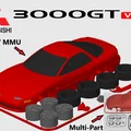 Mô hình lắp ráp Kit Card Mitsubishi 3000GT / GTO VR4 (tỷ lệ 1:24) - Thumbnail 1