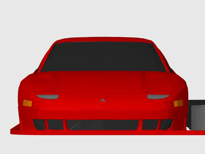 Mô hình lắp ráp Kit Card Mitsubishi 3000GT / GTO VR4 (tỷ lệ 1:24) - Image 4