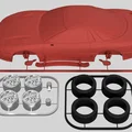 Mô hình lắp ráp Kit Card Mitsubishi 3000GT / GTO VR4 (tỷ lệ 1:24) - Thumbnail 8