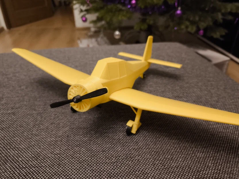 Mô hình máy bay Zlin Z37 - Đồ chơi in 3D Bumblebee cực chất - Image 1