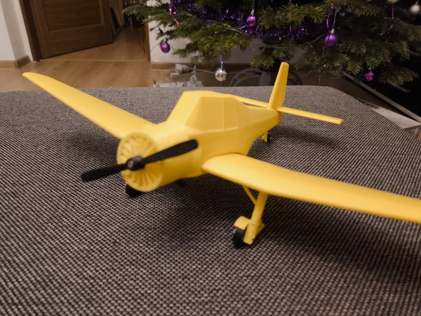 Mô hình máy bay Zlin Z37 - Đồ chơi in 3D Bumblebee cực chất - Image 3