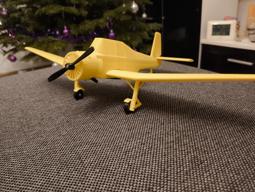 Mô hình máy bay Zlin Z37 - Đồ chơi in 3D Bumblebee cực chất - Image 4