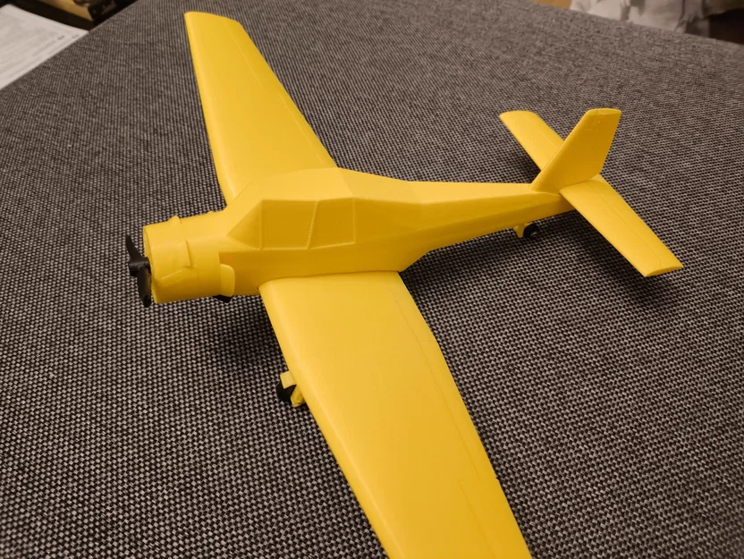 Mô hình máy bay Zlin Z37 - Đồ chơi in 3D Bumblebee cực chất - Image 7