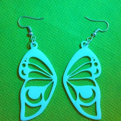 Bông tai hình cánh bướm in 3D tinh tế và cá tính