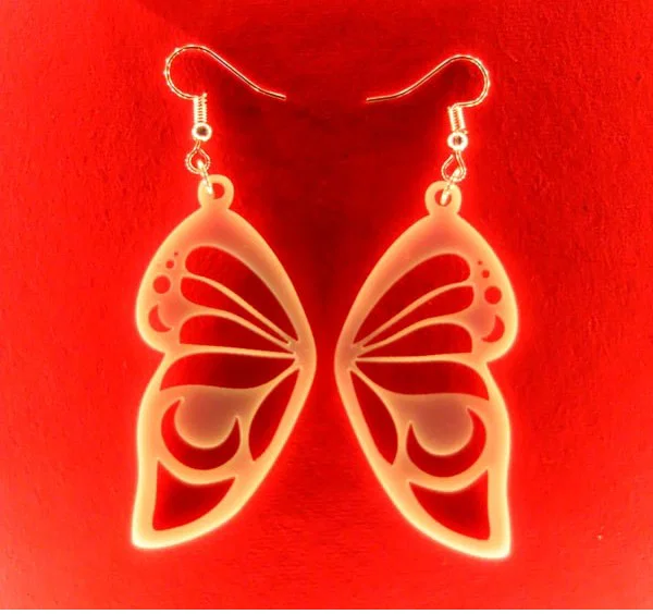 Bông tai hình cánh bướm in 3D tinh tế và cá tính - Image 4