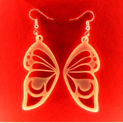 Bông tai hình cánh bướm in 3D tinh tế và cá tính