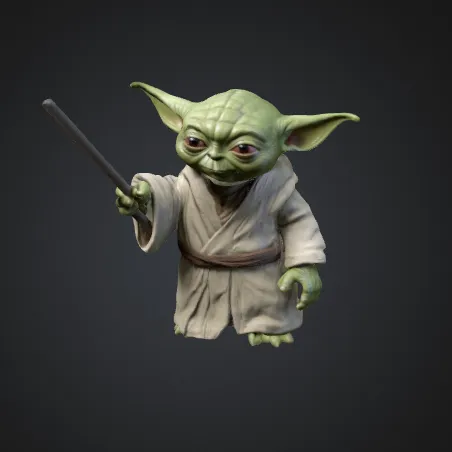 Mô hình 3D Yoda Star Wars siêu đẹp cho người sưu tầm - Image 1