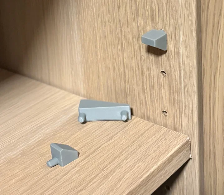 Chốt đỡ kệ (ví dụ cho tủ IKEA) - Image 1