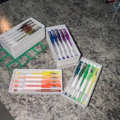 Khay đựng bút Gridfinity Stackable Pen Tray: Giải pháp bàn làm việc gọn gàng