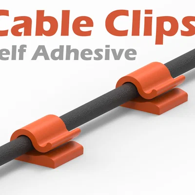 Bộ Kẹp Giữ Dây Cáp Tự Dán Tiện Lợi (In 3D)