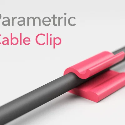 Kẹp dây điện tùy chỉnh (Parametric Cable Clip)