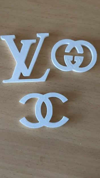 Bộ sưu tập file in 3D logo thương hiệu thời trang đẳng cấp - Image 1