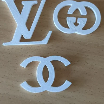 Bộ sưu tập file in 3D logo thương hiệu thời trang đẳng cấp