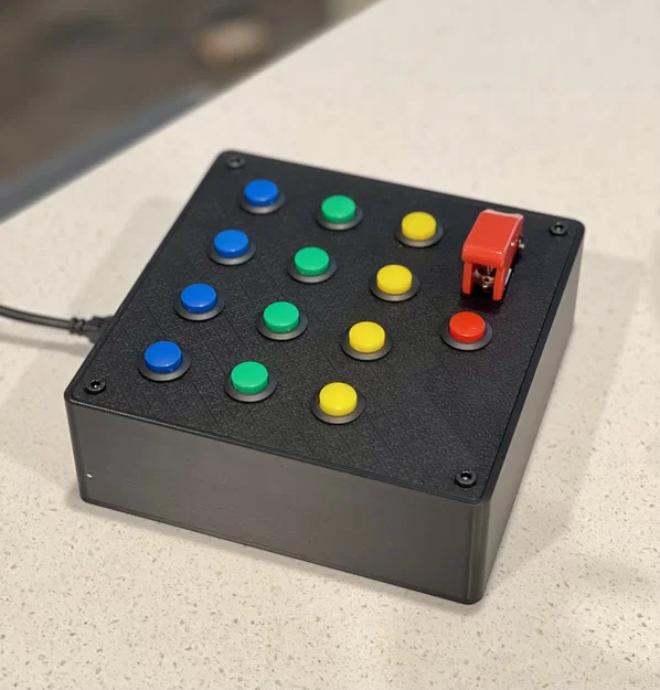 Button Box cho Sim Racing đơn giản hỗ trợ chuẩn VESA - Image 1