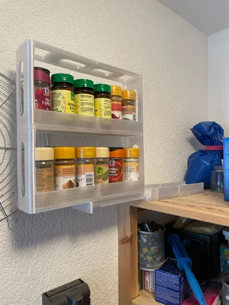 Kệ gia vị kéo ra (Spice Rack Pullout) in được trên Prusa Mini+ - Image 1