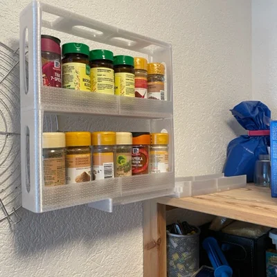 Kệ gia vị kéo ra (Spice Rack Pullout) in được trên Prusa Mini+