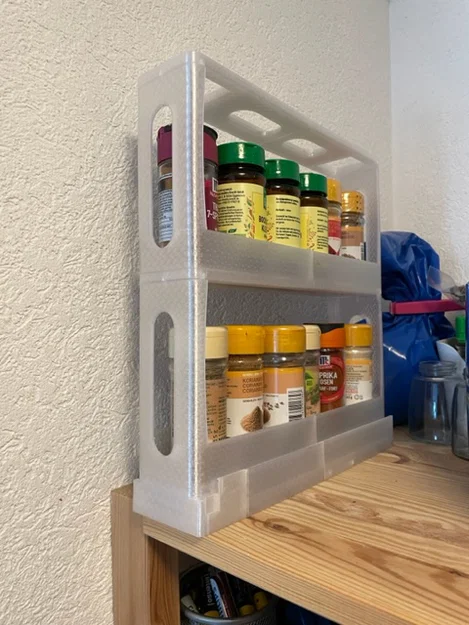 Kệ gia vị kéo ra (Spice Rack Pullout) in được trên Prusa Mini+ - Image 2