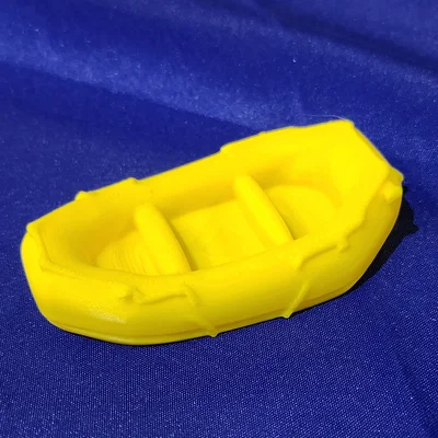 Mô hình xuồng cứu sinh mini in 3D (Life Raft Miniature)