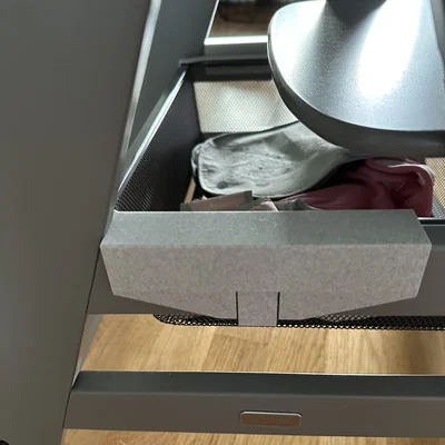 Thanh ray Trofast mở rộng cho Hauck Alpha & Beta với chốt chặn v2