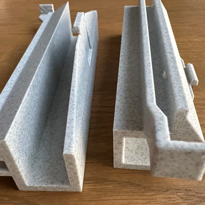 Thanh ray Trofast mở rộng cho Hauck Alpha & Beta với chốt chặn v2