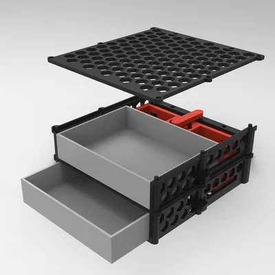 Hộp Đựng Đồ Có Cơ Chế Push Latch