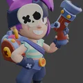 Mô hình 3D Penny từ Brawl Stars: Chi tiết và ấn tượng - Thumbnail 1