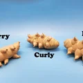 Mô hình 3D Gấu nước Tardigrades: Bộ sưu tập 3 mẫu Larry, Curly và Moe - Thumbnail 3