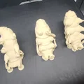 Mô hình 3D Gấu nước Tardigrades: Bộ sưu tập 3 mẫu Larry, Curly và Moe - Thumbnail 5