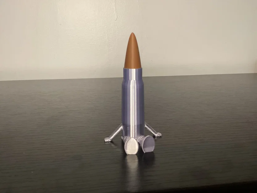 Mô hình viên đạn AK có chân cử động độc đáo trang trí văn phòng - Image 2