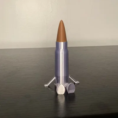 Mô hình viên đạn AK có chân cử động độc đáo trang trí văn phòng