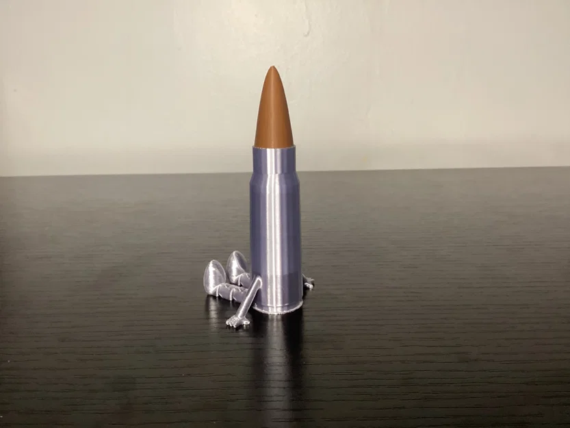 Mô hình viên đạn AK có chân cử động độc đáo trang trí văn phòng - Image 3