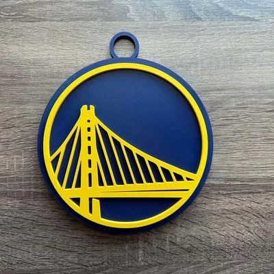 Dây chuyền và mặt dây chuyền Golden State Warriors bản oversized
