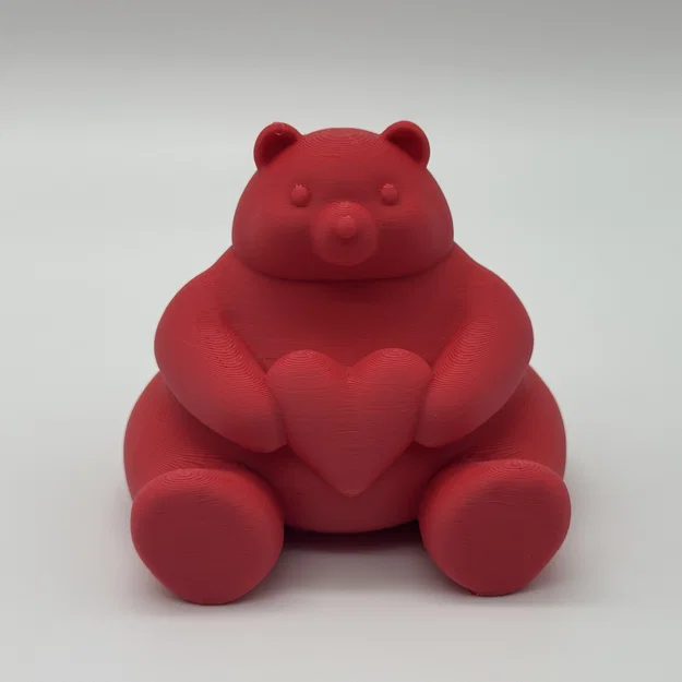 Mô hình chú gấu ôm trái tim dễ thương cho ngày lễ Valentine - Image 1