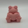 Mô hình chú ếch Valentine đáng yêu (Valentine's Frog) - In 3D - Thumbnail 1