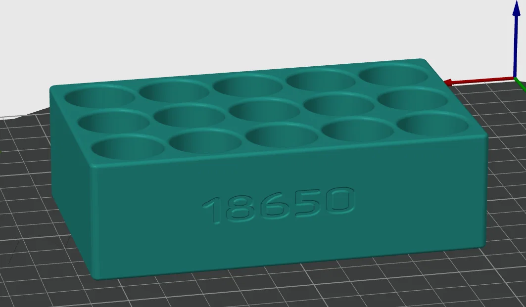 Khay Đựng Pin 18650 Gọn Gàng Cho Góc Làm Việc - Image 1