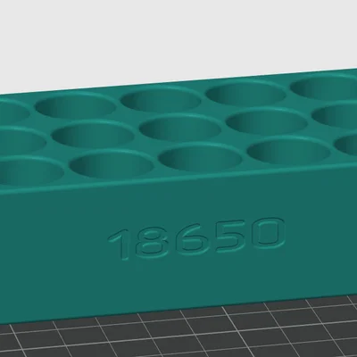 Khay Đựng Pin 18650 Gọn Gàng Cho Góc Làm Việc