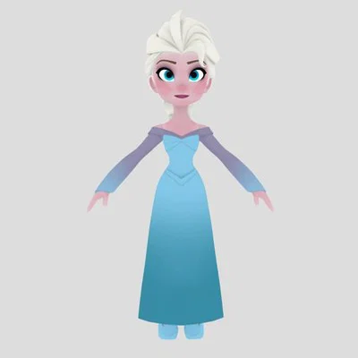 Mô hình 3D Disney Infinity Elsa cực đẹp dành cho người hâm mộ