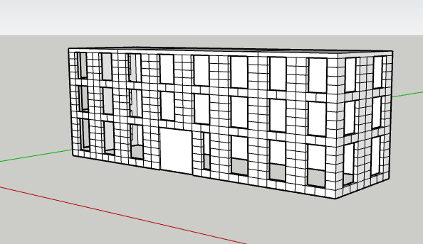 Mô hình tòa nhà khách sạn căn hộ N scale cho sa bàn tàu lửa - Image 1