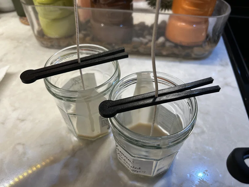 Kẹp Cố Định Bấc Nến (Candle Wick Clip) In 3D Tiện Lợi Tại Nhà - Image 1